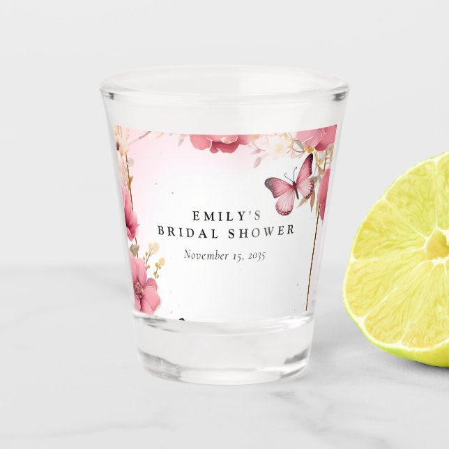 Verre A Shot Il Me Donne Des Papillons Mariage (Devant)