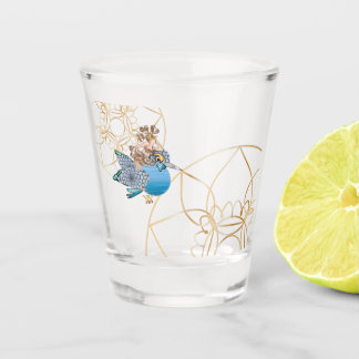 Verre A Shot Il pesce che amava l'uccellino