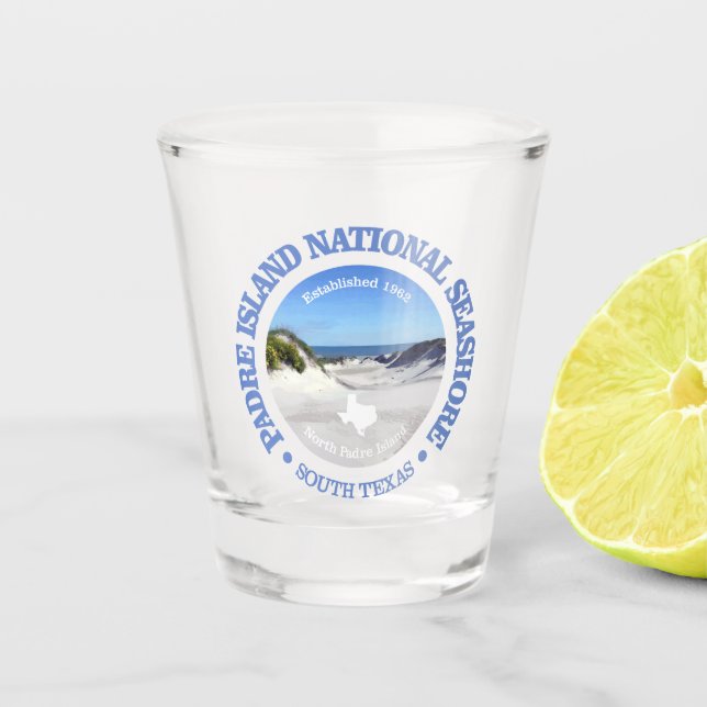 Verre A Shot Île Padre N.-É. (Devant)