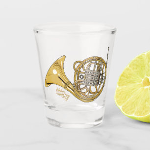 Verre A Shot Illustration de corne française