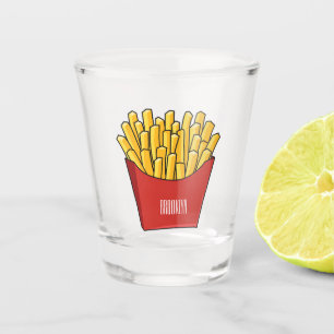 Verre A Shot Illustration de frites