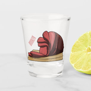 Verre A Shot Illustration de jambon