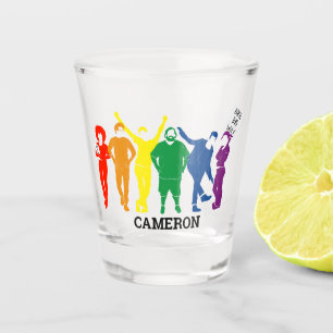 Verre A Shot Illustration de la parade gay pride personnalisée