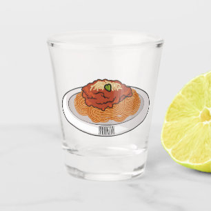 Verre A Shot Illustration de Spaghetti