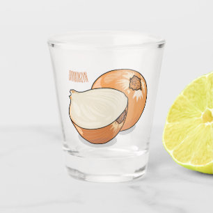 Verre A Shot Illustration d'oignon