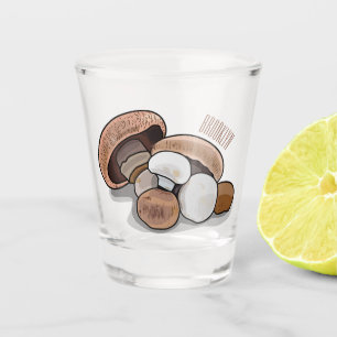 Verre A Shot Illustration d'un champignon