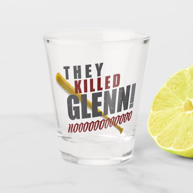 Verre A Shot "Ils fan mort de marche ont tué Glenn" (Devant)