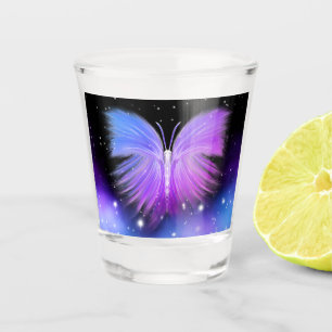 Verre A Shot Imaginaire spatial Papillon cosmique
