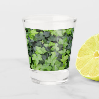 Verre A Shot Impression botanique verte Ivy