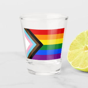 Verre A Shot Indicateur de fierté de progression LGBTQ+