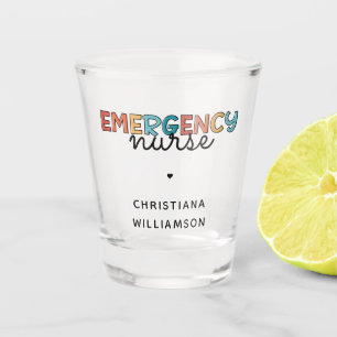 Verre A Shot Infirmière d'urgence sur mesure infirmière infirmi