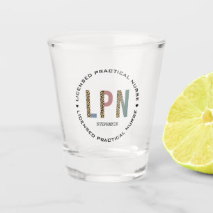 Verre A Shot Infirmière pratique autorisée par LPN personnalisé