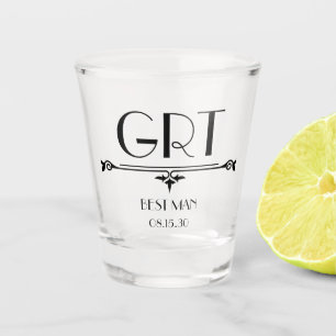 Verre A Shot Initiales du témoin
