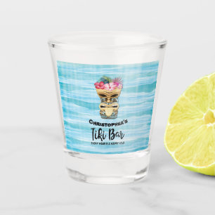 Verre A Shot Island Tiki Bar Monogramme Vitre