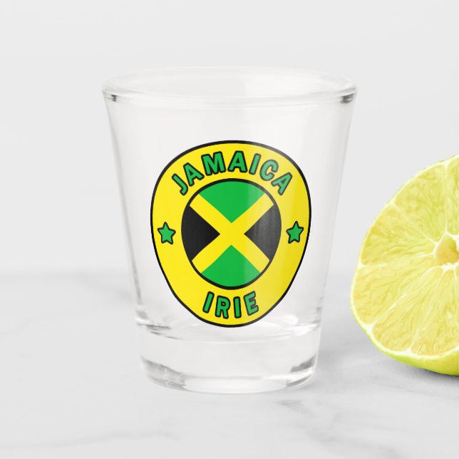 Verre A Shot Jamaïque Irie (Devant)