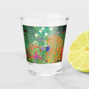 Verre A Shot Jardin aux fleurs Gustav Klimt