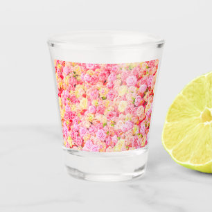 Verre A Shot Jardin rose