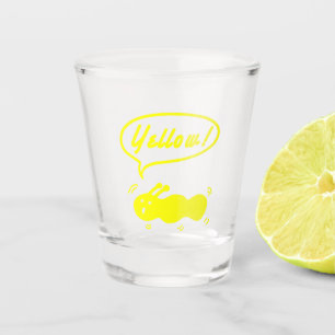 Verre A Shot Jaune! Verre à shot