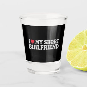 Verre A Shot Je suis amoureux de ma petite amie fille garçon co