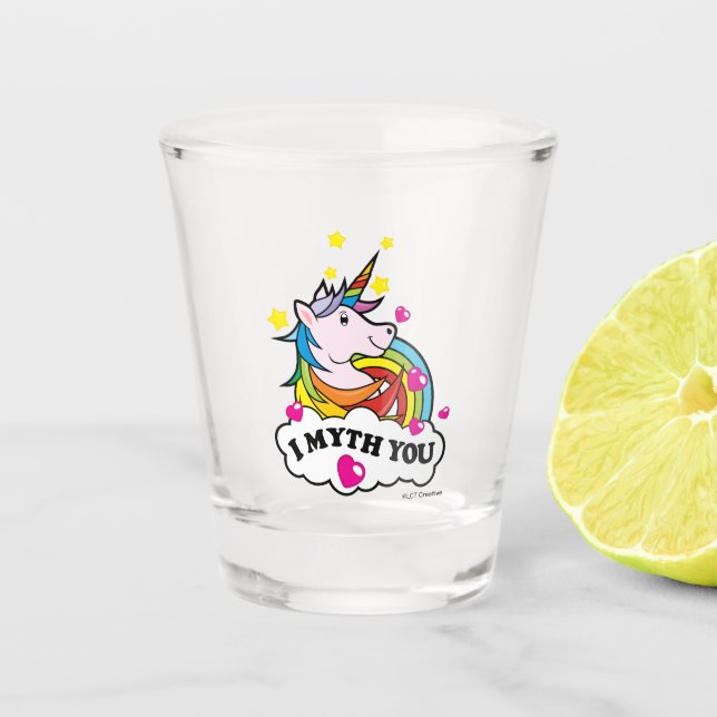 Verre A Shot Je vous mythe (Devant)