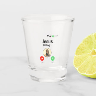 Verre A Shot Jésus Appelle - Drôle Religion Chrétienne & Cadeau