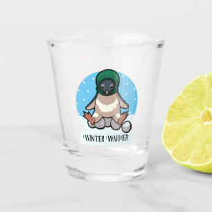 Verre A Shot Joli Penguin hiver Warmer Funny Balaclava Cartoon
