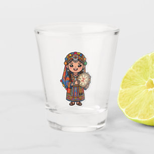 Verre A Shot Jolie Kawaii Amazigh Berbère Femme