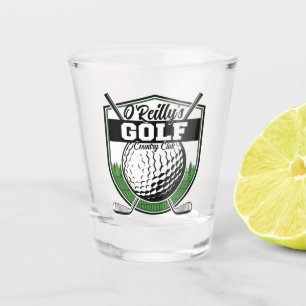 Verre A Shot Joueur de golf Pro Golf Country Club