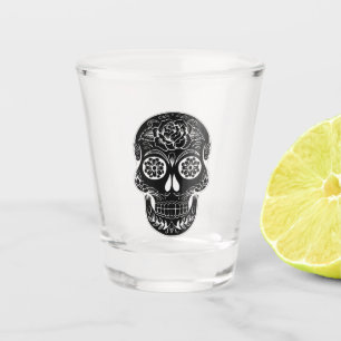 Verre A Shot Jour du crâne mort