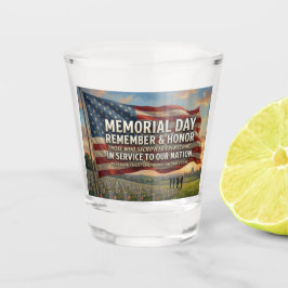 Verre A Shot Jour du Souvenir