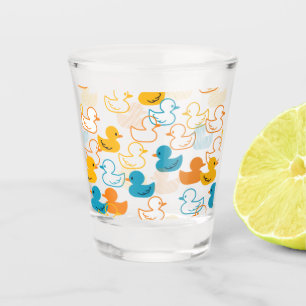 Verre A Shot Joyeuse baignade une patte de canards Motif II