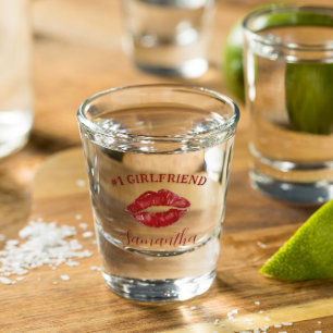 Verre A Shot Joyeuse Saint-Valentin #1 Petite amie Personnali