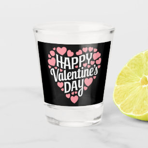 Verre A Shot Joyeuse Saint Valentin drôle Cœur Amour Valentin