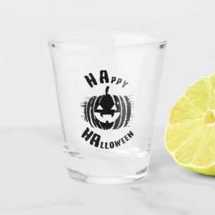 Verre A Shot Joyeux Citrouille du parti Halloween