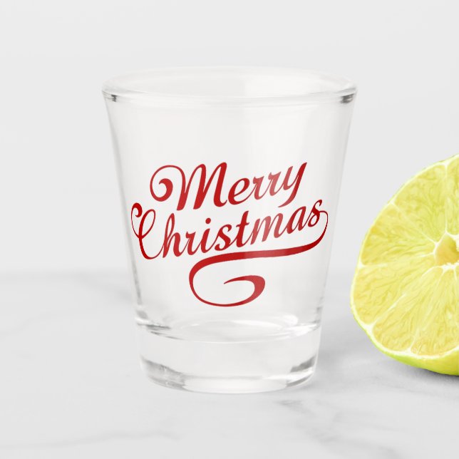Verre A Shot Joyeux Noël 5 (Devant)