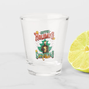 Verre A Shot Joyeux Noël Bigfoot Fête Joyeuse des Fêtes