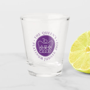 Verre A Shot Jubilé de platine de la reine