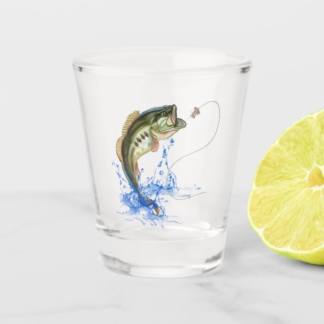 Verre A Shot Jumping Bass Fishing (Devant)