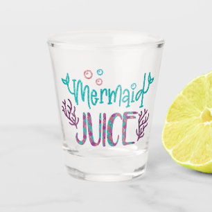 Verre A Shot Jus de Sirène à Tirer Fun Paillettes Écailles
