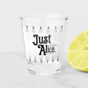 Verre A Shot JUSTE ALICE Jacquard de bachelorette diamant Tiré 