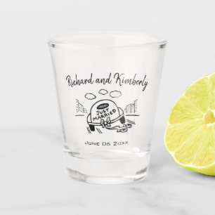 Verre A Shot Juste marié