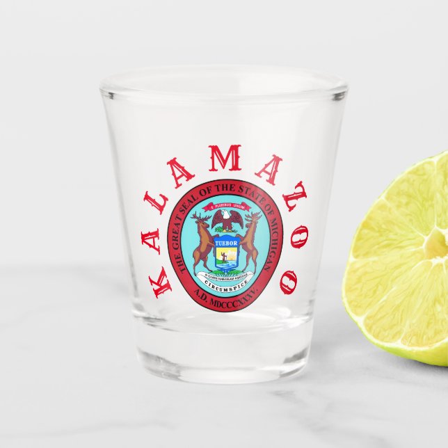 Verre A Shot Kalamazoo, Michigan (Devant)