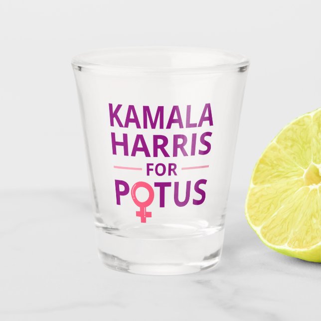 Verre A Shot Kamala Harris pour POTUS I (Devant)