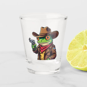 Verre A Shot Kawaii Drôle Cowboy Occidental Amateurs de grenoui
