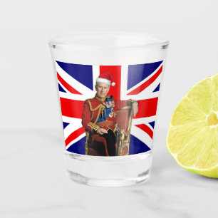 Verre A Shot King Charles British Noël