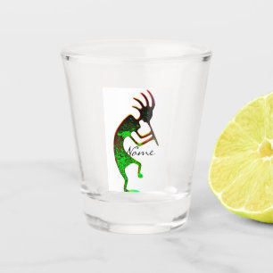 Verre A Shot Kokopelli vert Thunder_Cove