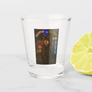 Verre A Shot Krampus Vous Attend Décembre Krampusnacht