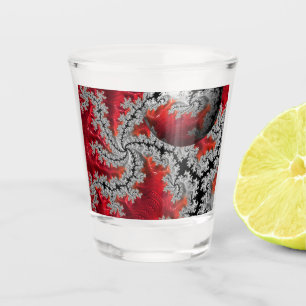 Verre A Shot La beauté des Mandelbrots Shot Glass