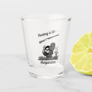 Verre A Shot La chasse personnalisée, c'est la vie, la Turquie