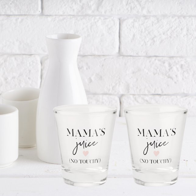 Verre A Shot La citation amusante du jus de maman | Meilleur ca (Créateur téléchargé)